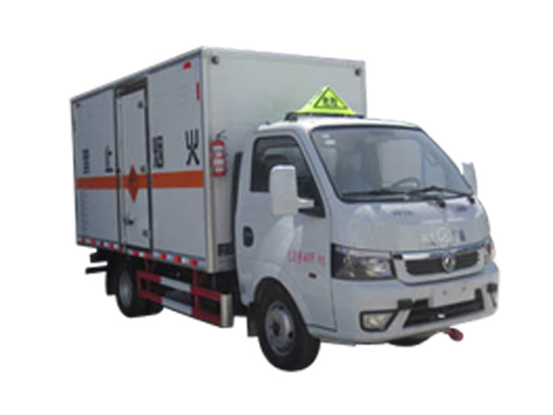 东风途逸易燃气体厢式运输车