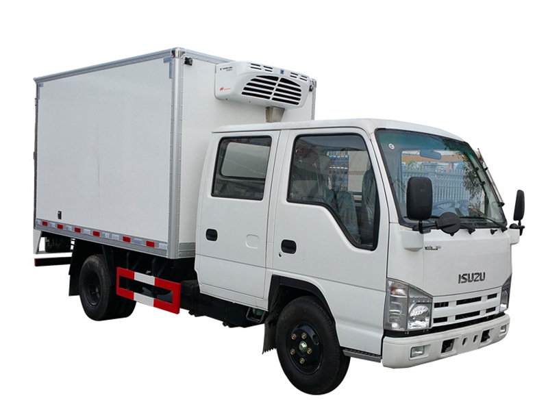 庆铃五十铃双排座冷藏车