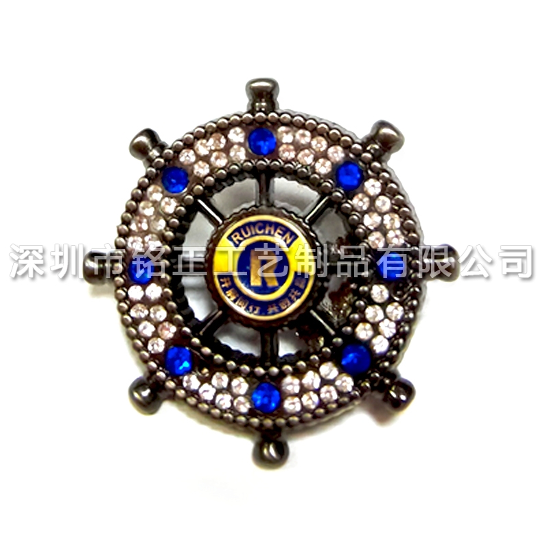 镶钻金属徽章