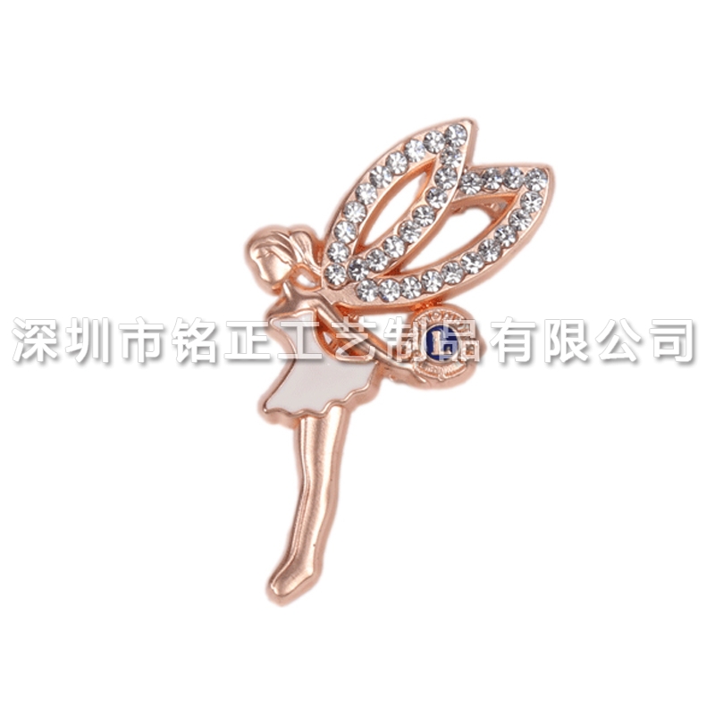 定制镶钻胸针